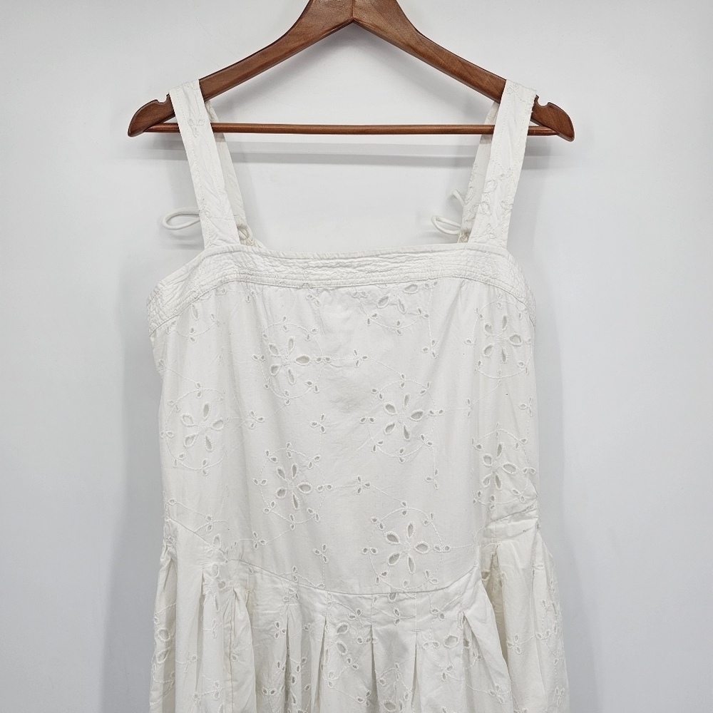 Free People Womens Primavera Eyelet Midi Sundress Womens Medium New - Picture 6 of 14